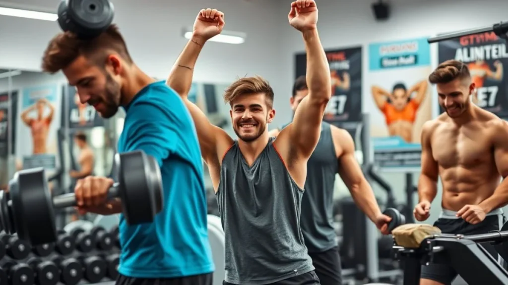 Gym Captions for Boys