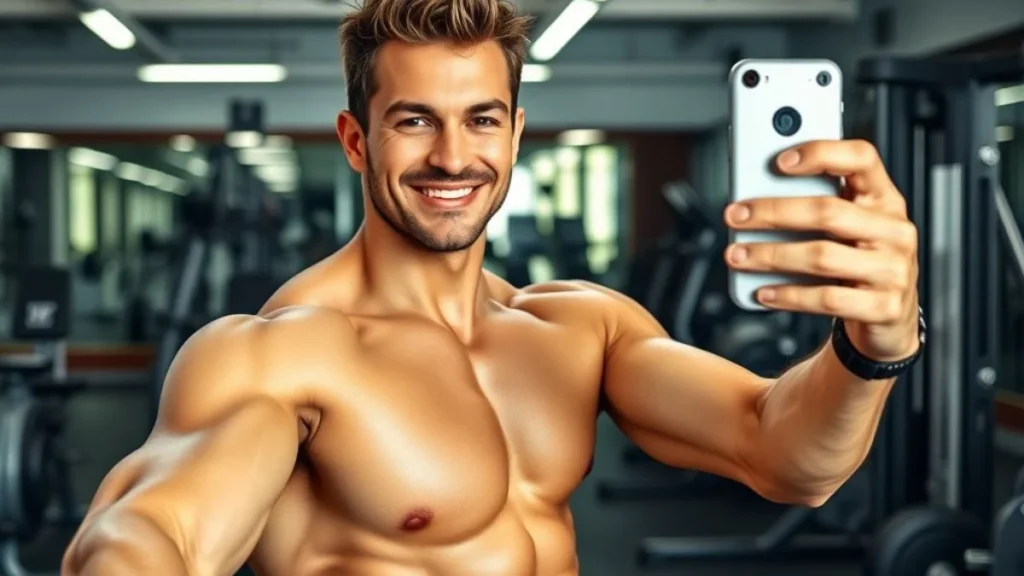 How to Pose Well for a Selfie at the Gym