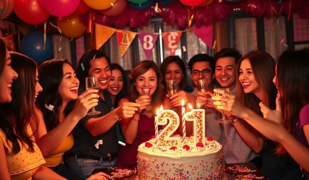 21st Birthday Captions for Best Friend