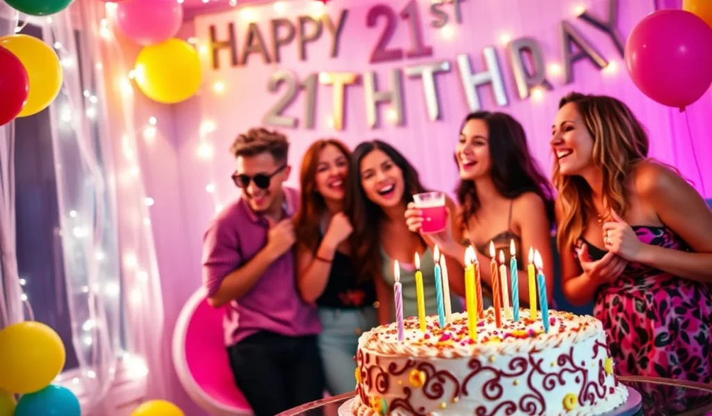 Short 21st Birthday Captions